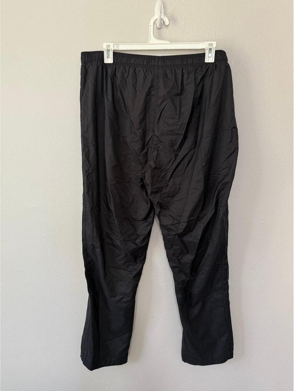 Adidas men’s windbreaker style zipper bottom athletic pants size 2XL tall - Picture 2 of 5